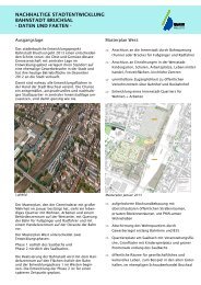 Infoblatt Masterplan - Bruchsal