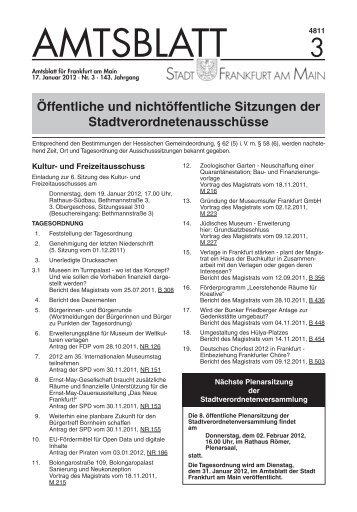 AMTSBLATT - Frankfurt am Main