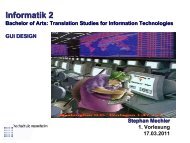 2 INF2 - Translation Studies for Information Technologies