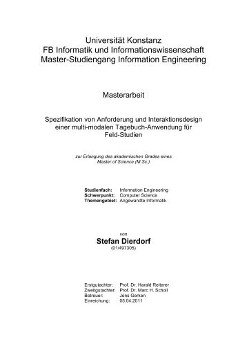 Download PDF - University Of Konstance Faculty of Sciences ...
