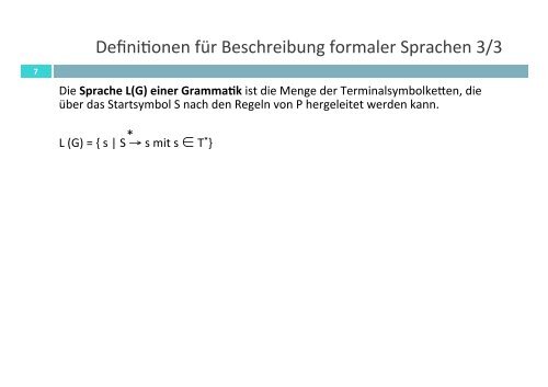 LEXIKALISCHE ANALYSE