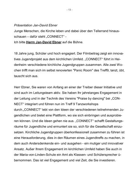 Ansprache des Oberbürgermeisters - Stadt Heidenheim