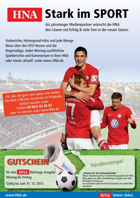 gibt es den Hessenlöwen zum Download - KSV Hessen Kassel