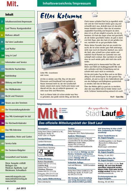 PDF herunterladen - Mitteilungsblatt