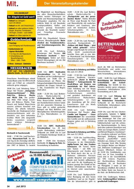 PDF herunterladen - Mitteilungsblatt