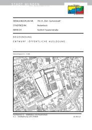 BEBAUUNGSPLAN NR. 791 B „Östl. Gartenstadt ... - Stadt Minden