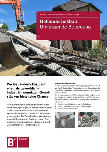 Gebäuderückbau (PDF | 1.1 MB) - Berghof