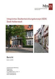 Der Link zum Integrierten Stadtentwicklungskonzept Halberstadt 2025