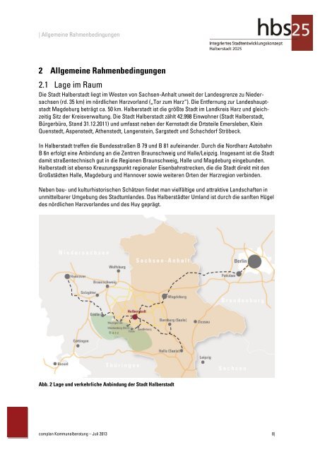 Der Link zum Integrierten Stadtentwicklungskonzept Halberstadt 2025