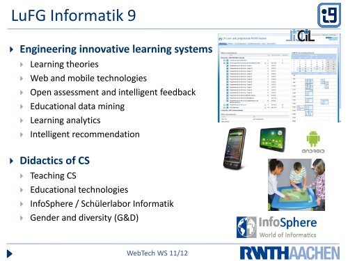 V3 Ã2, 6 ECTS - Fachgruppe Informatik an der RWTH Aachen