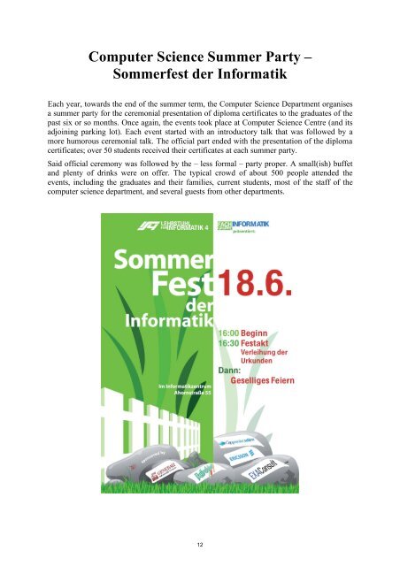 Annual Report 2010 - Fachgruppe Informatik an der RWTH Aachen ...