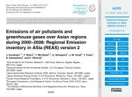 Regional Emission inventory in ASia (REAS) version 2 - ACPD