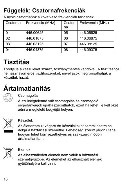 Használati utasítás Walkie Talkie Navodila za uporabo ... - Medion