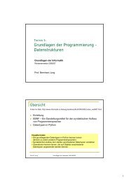 3. Vorlesung (PDF 118 KB) - TU Bergakademie Freiberg