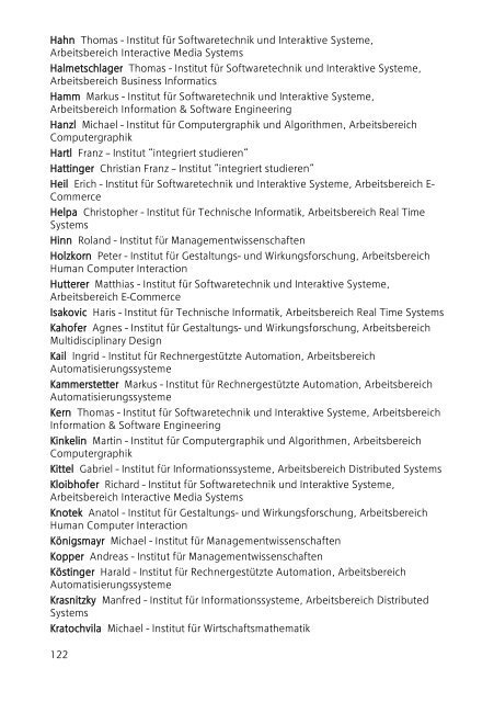 Abstract-Band - Fakultät für Informatik, TU Wien - Technische ...