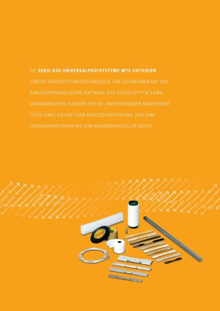 Elektromechanische Universalprüfsysteme MTS Criterion® Serie 40