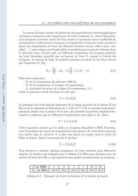 Nouveaux concepts de transmission vidéo en milieu marin pour ...