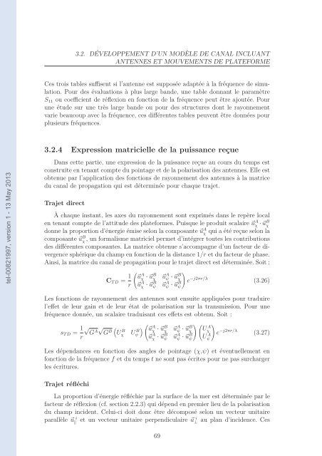 Nouveaux concepts de transmission vidéo en milieu marin pour ...