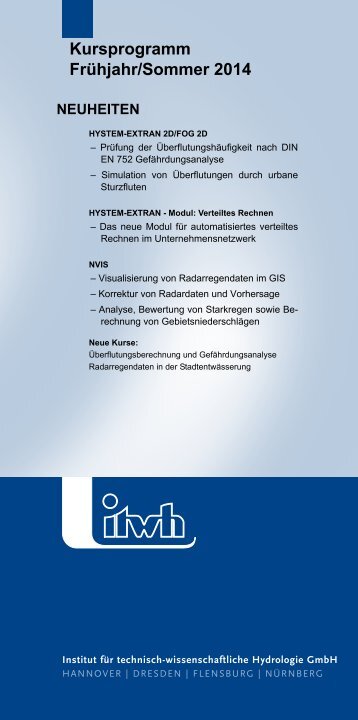 Kursheft als PDF - itwh GmbH