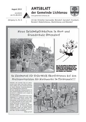 Amtsblatt herunterladen - Gemeinde Lichtenau