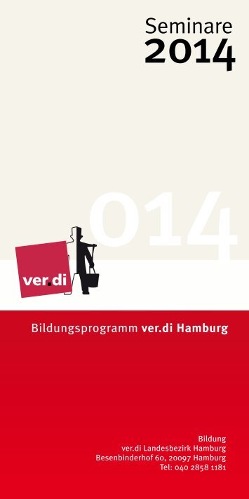 Aktiv in Betrieb und Dienststelle - Bildung Hamburg - Ver.di