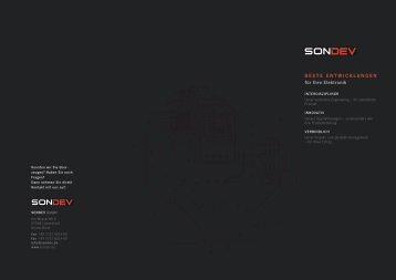 SONDEV Imagebroschüre (PDF 2MB) - SONTEC Sensorbau GmbH