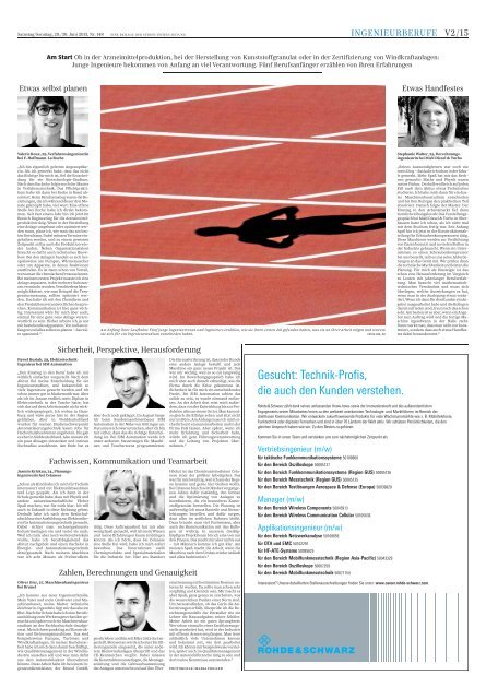 Ingenieurberufe - Süddeutsche Zeitung