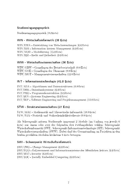 Bachelorstudium Wirtschaftsinformatik - Fakultät für Informatik, TU ...