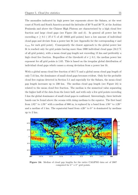 Cloud Statistics from Calipso Lidar Data for the ... - espace-tum.de