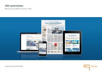 VDI nachrichten - IQ media marketing