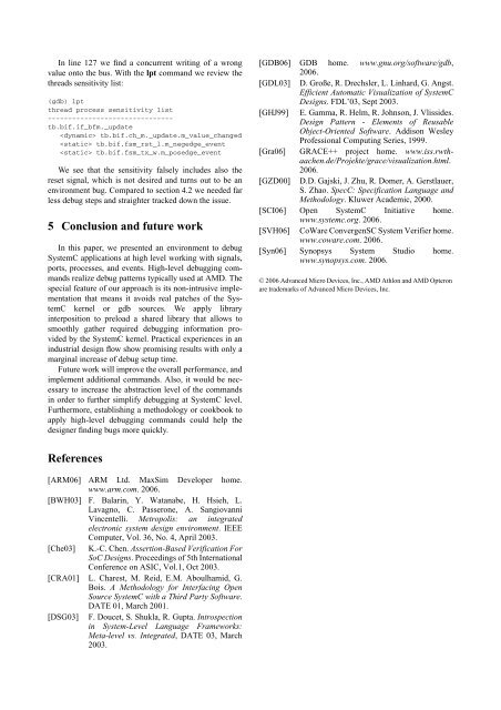 Non-Intrusive High-level SystemC Debugging - Informatik