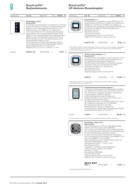 Kapitel downloaden - Busch-Jaeger Elektro GmbH