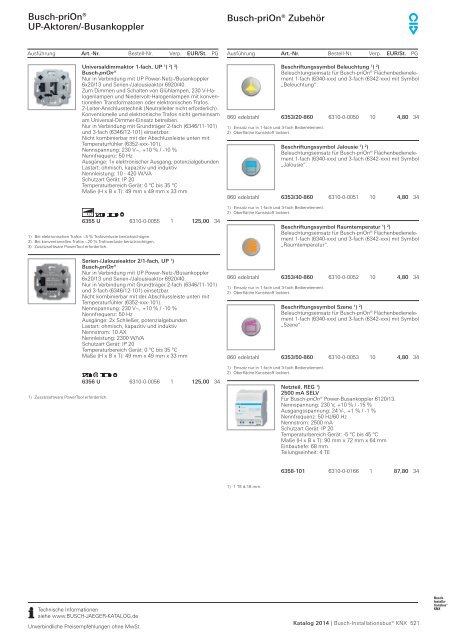 Kapitel downloaden - Busch-Jaeger Elektro GmbH