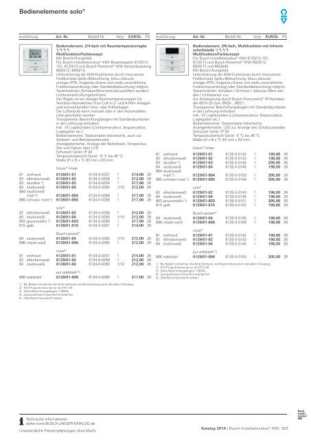 Kapitel downloaden - Busch-Jaeger Elektro GmbH