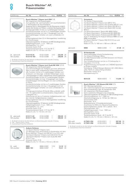 Kapitel downloaden - Busch-Jaeger Elektro GmbH