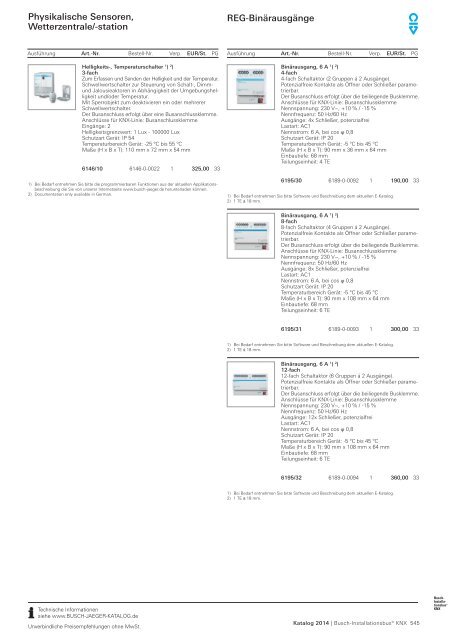 Kapitel downloaden - Busch-Jaeger Elektro GmbH