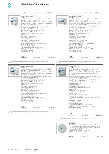 Kapitel downloaden - Busch-Jaeger Elektro GmbH