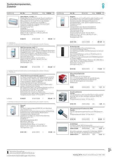 Kapitel downloaden - Busch-Jaeger Elektro GmbH