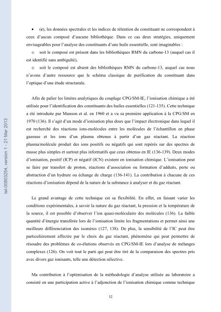 Analyse des mélanges complexes de volatils issus des végétaux.