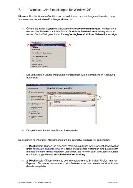 Informatik Leitfaden - Fachhochschule Nordwestschweiz