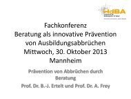 Vortrag Prof. Dr. Frey / Prof. Dr. Ertelt, HdBA