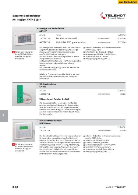 Katalogauszug Telenot Brandmeldetechnik - IGS-Industrielle ...