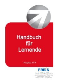 4.9.1 Handbuch für Lernende 2013 - FREI'S Schulen AG Luzern