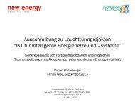 IKT für intelligente Energienetze und –systeme