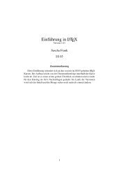 Einstieg in Latex (PDF)