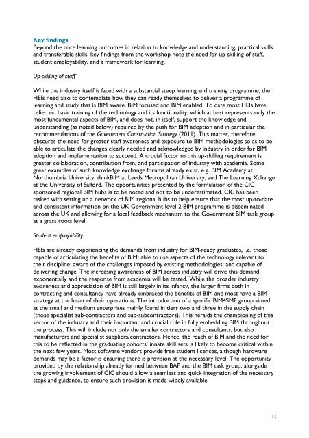 Embedding Building Information Modelling (BIM) within the taught ...