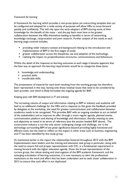 Embedding Building Information Modelling (BIM) within the taught ...