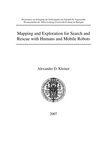 Mapping and Exploration for Search and Rescue with Humans and ...