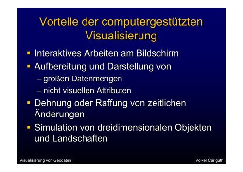 Visualisierung von Geodaten