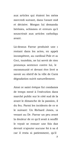 Le livre des Martyres